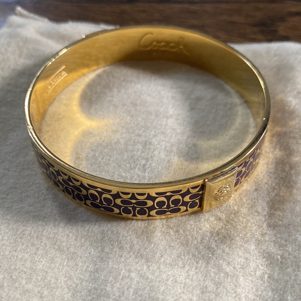 Coach Enamel Bangle Bracelet